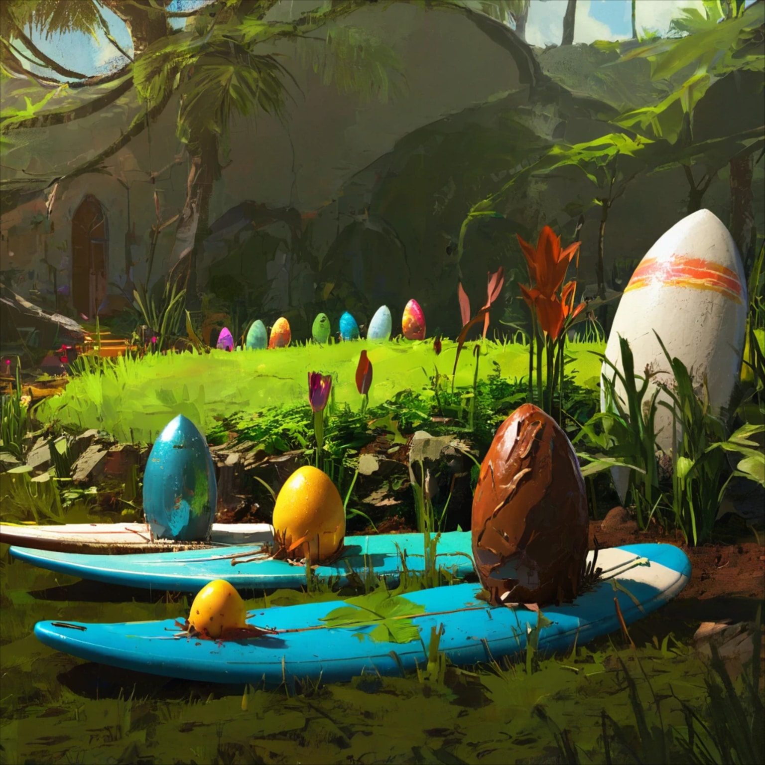 Surfez le Printemps avec la planche type "Egg": L'incontournable de Pâques ;) chez ShapersClub