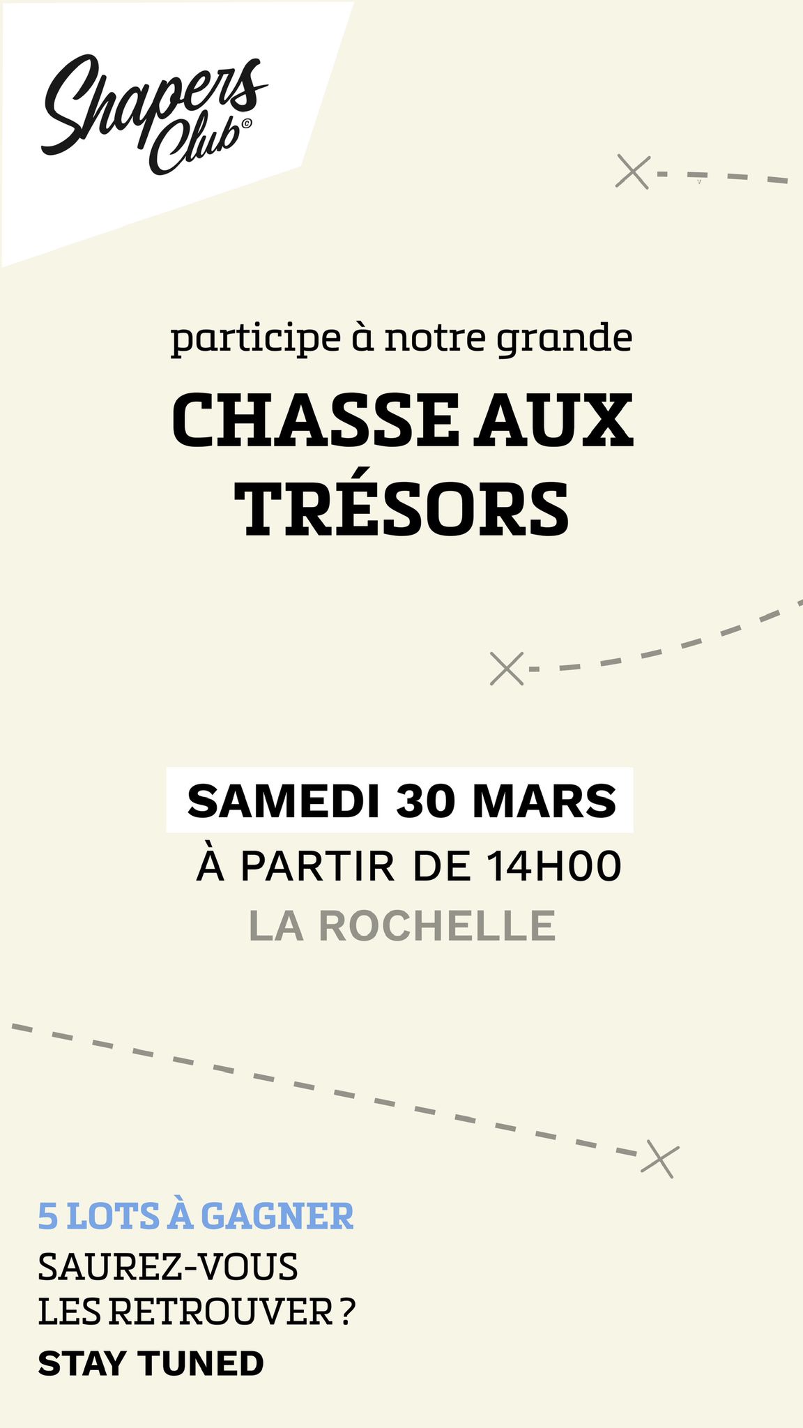 🌊✨ Événement Spécial au Shapers Club : Chasse aux Trésors de Pâques à La Rochelle