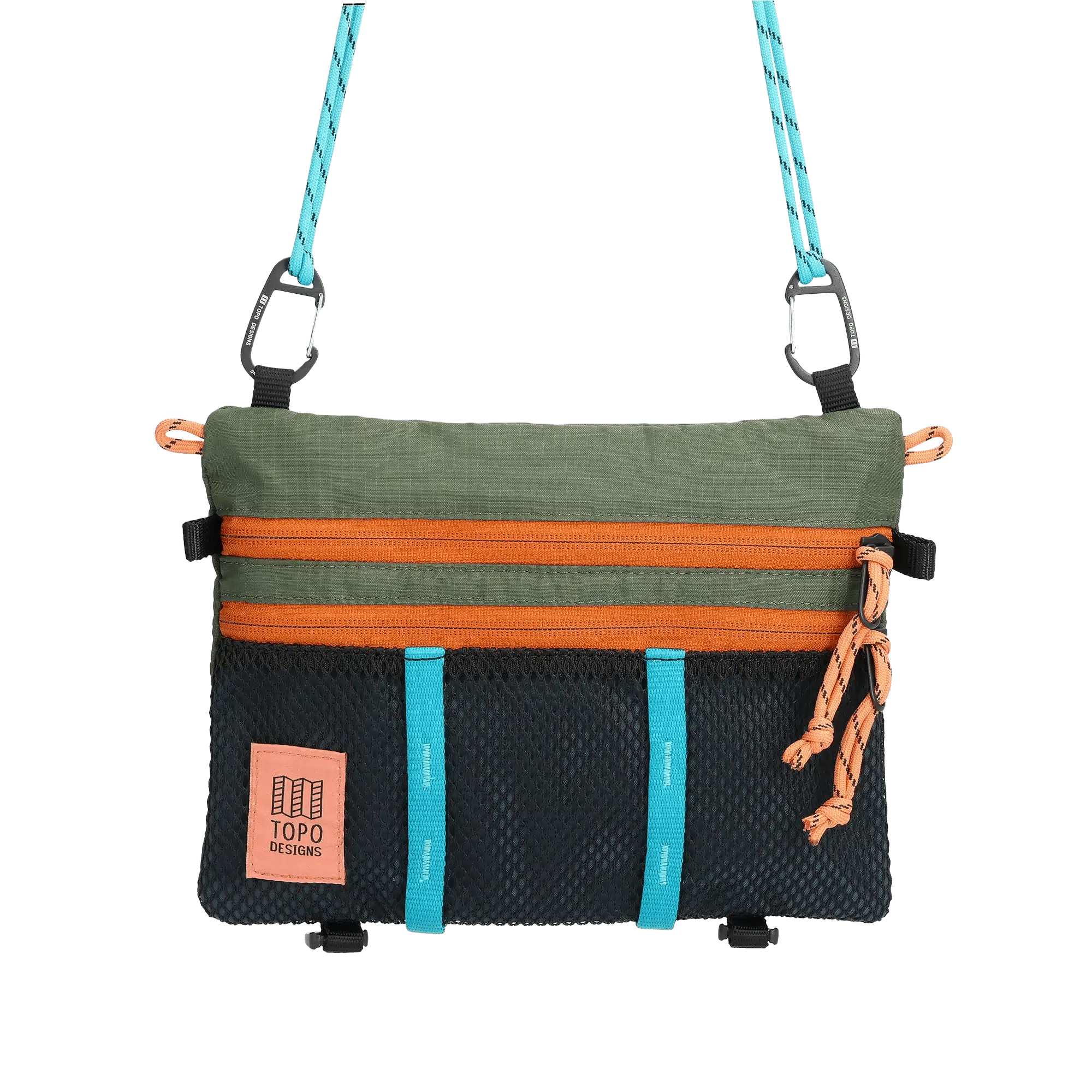 TOPO - Mountain accessory shoulder bag (Olive / Pond Blue)