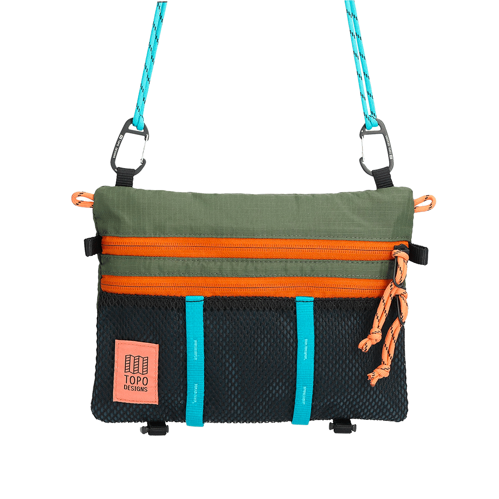 TOPO - Mountain Accessory Shoulder Bag - Olive / Pond Blue