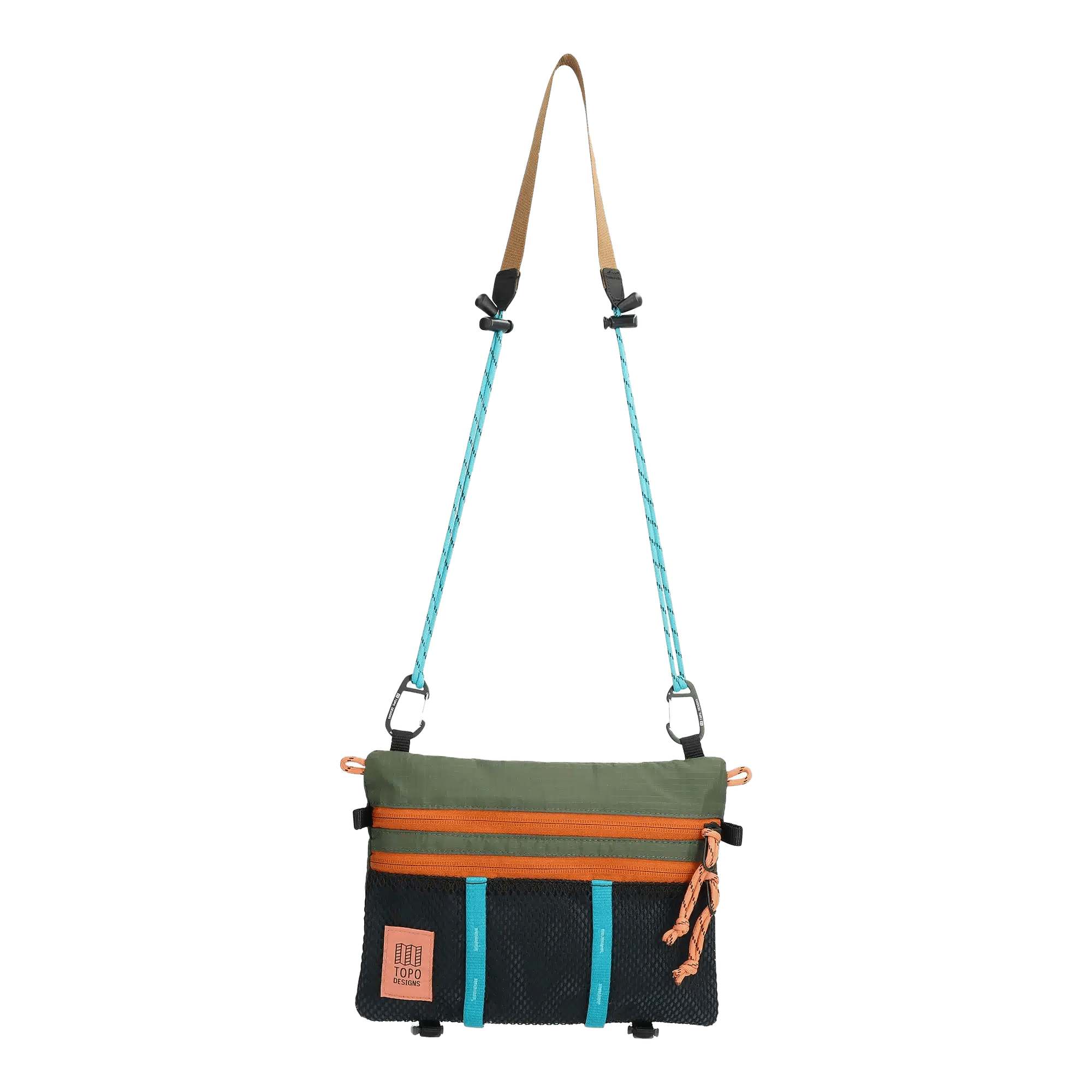 TOPO - Mountain accessory shoulder bag (Olive / Pond Blue) - galerie