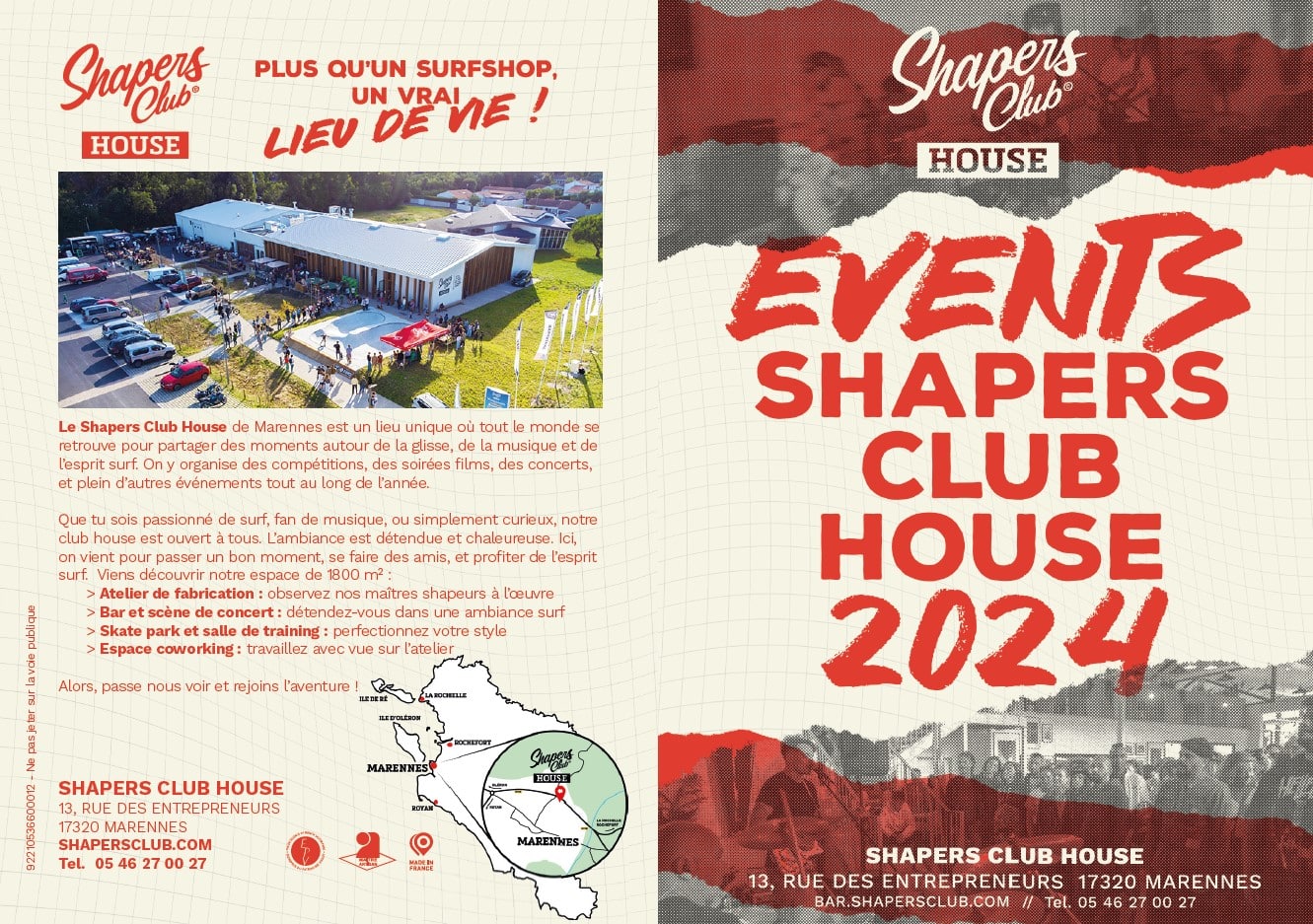 Nouvelle programmation des événements au Shapers Club House – 2024