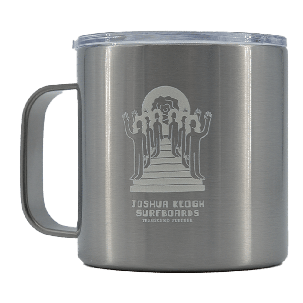 Shapersclub Isothermal mugs Joshua Keogh Surfboards beige