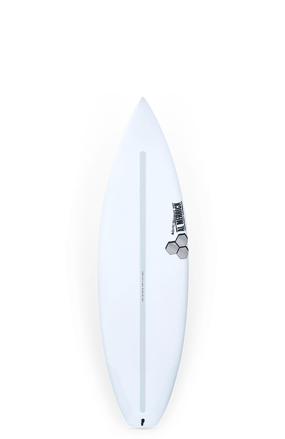 Shapers-Club- A white Dumpster Diver 2 surfboard, measuring 6'2" x 20 3/4" x 2 7/8", volume 39.6 L, features an elegant, elongated design with a single fin slot and logo on the right side. Made from EPS + Spine-tek materials, it stands vertically on a plain background. -surfshop-surfboard