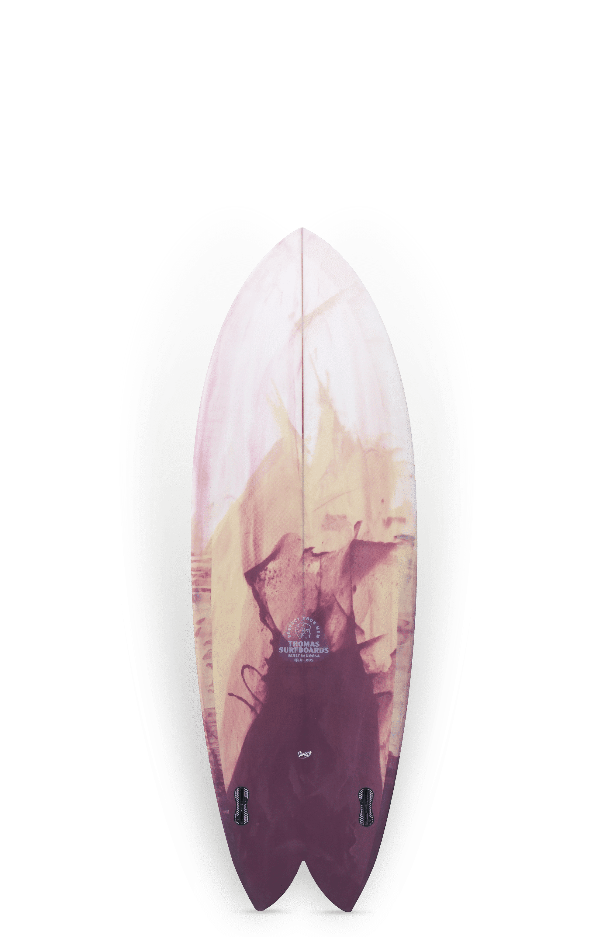 Twin fish - 5'6'' x 20 5/8'' x 2 1/2'' - galerie