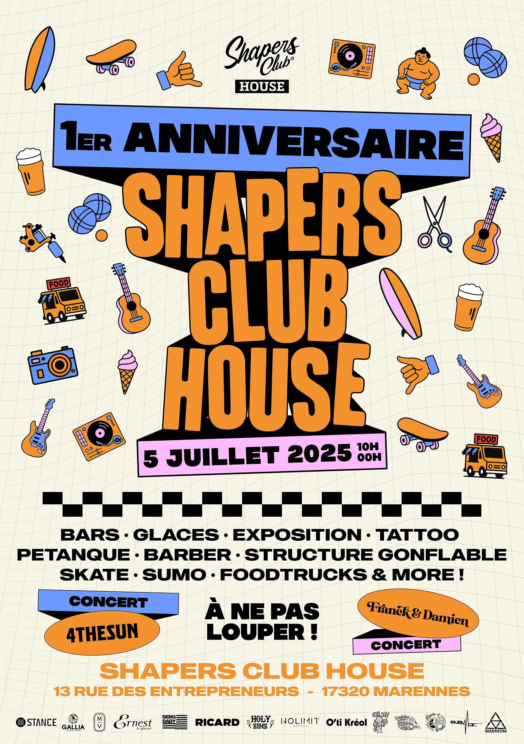 🎁 Anniversaire du Shapers Club : passe au shop le 5 juillet !