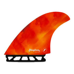 Futures - Twin+1 Fins - Mayhem Evil Twin RTM Hex - medium