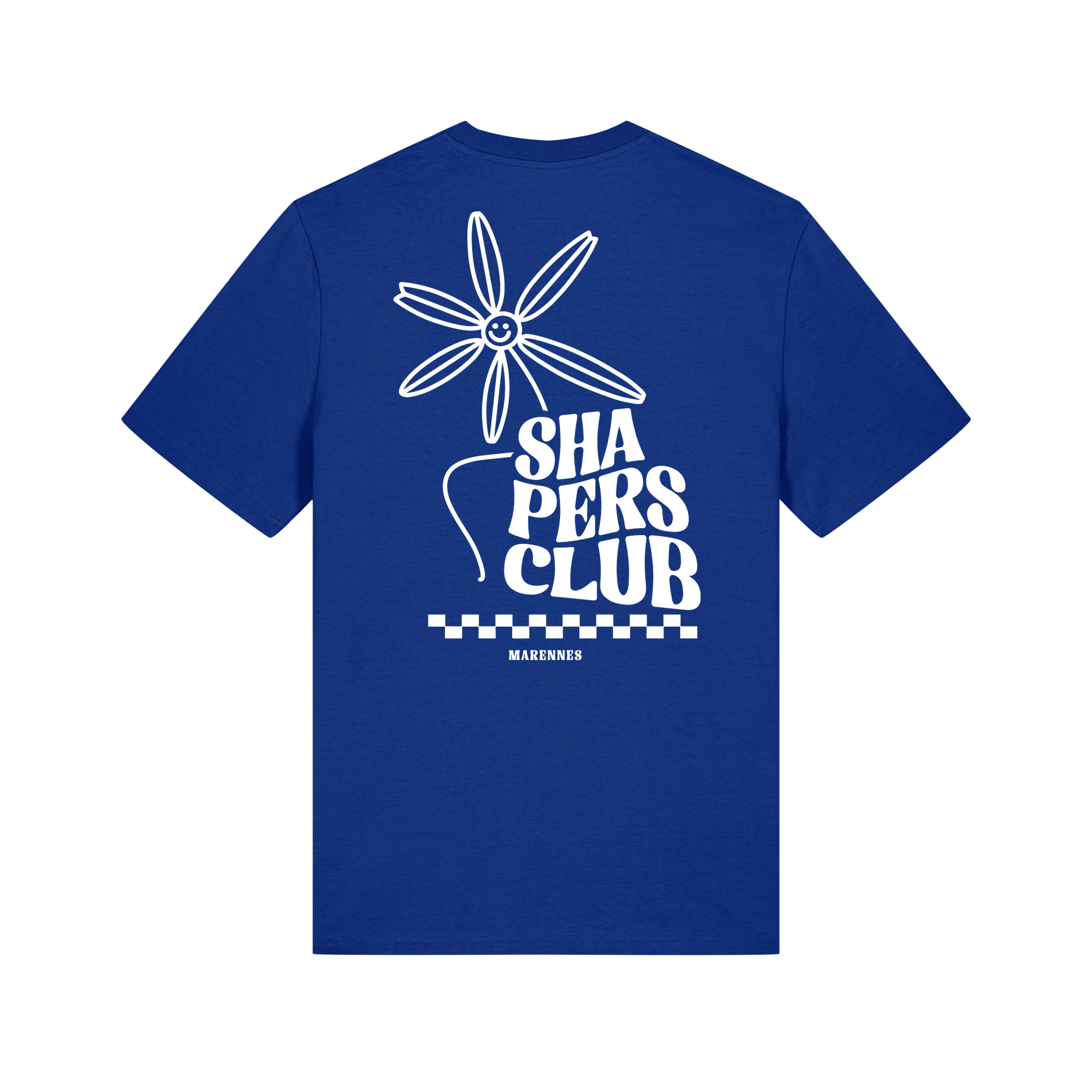 Shapers Club - T-shirt manches courtes - Flower bleu - galerie