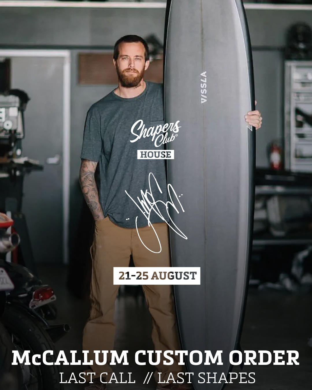 Jeff McCallum – Session Shape sur-mesure au Shapers Club