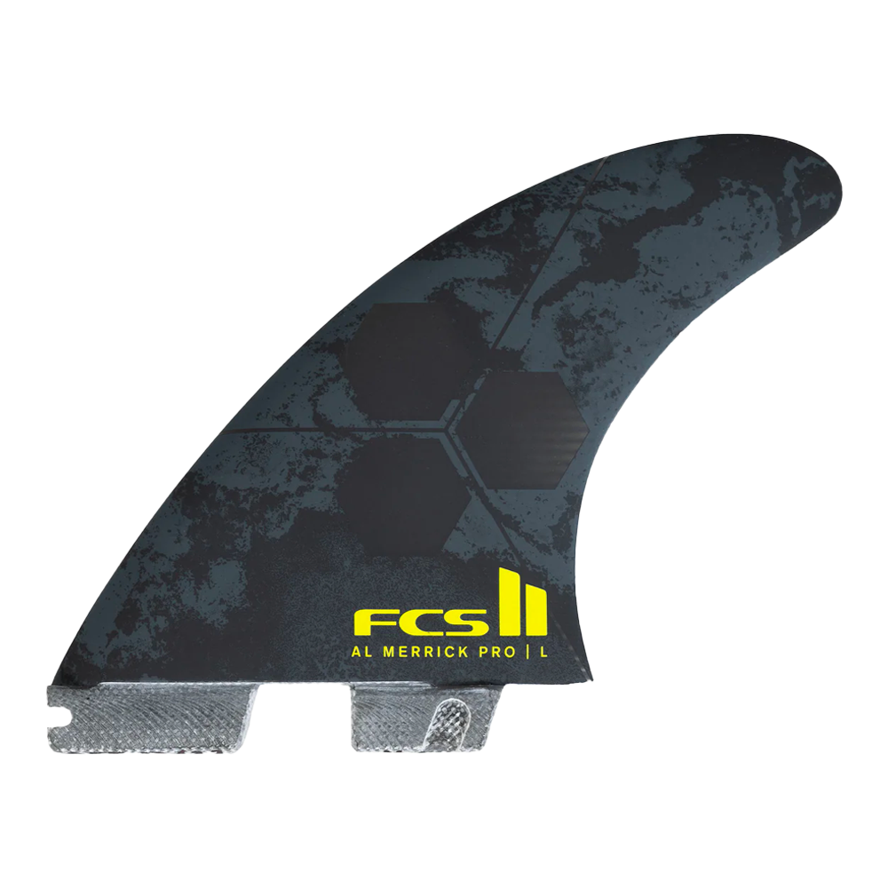 Thruster FCS Fins Ⅱ - Carver Shapers series (Al Merrick) PG Performance Glass - Large - Black