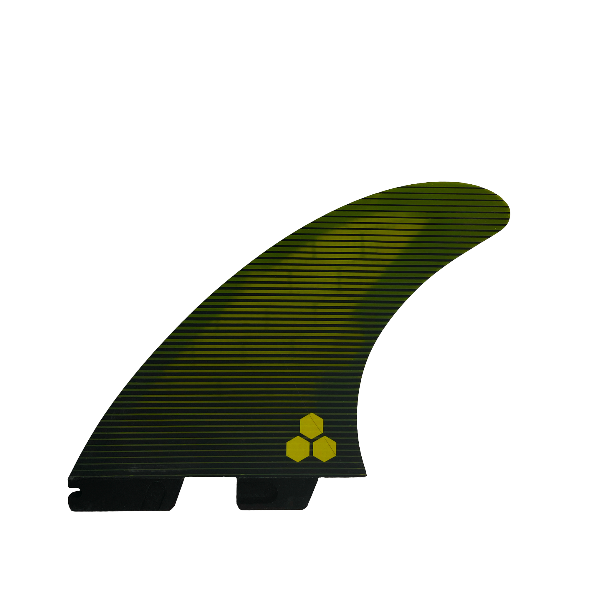 Thruster FCS Fins Ⅱ - Carver Shapers series (Al Merrick) PC Performance Core - Large - Yellow - Gallery